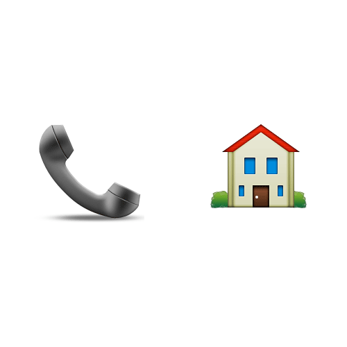 Emoji 2 answer: PHONE HOME