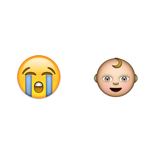 Emoji Quiz 3 answer: CRY BABY