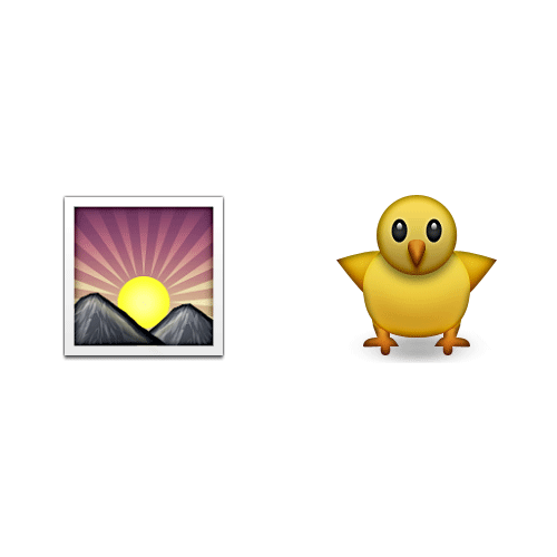 Emoji Quiz 3 answer: EARLY BIRD