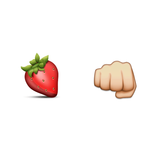 Emoji Quiz 3 answer: FRUIT PUNCH