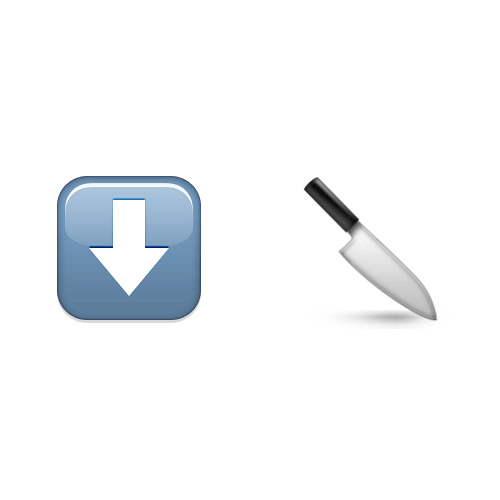 Emoji Quiz 3 answer: UNDER THE KNIFE