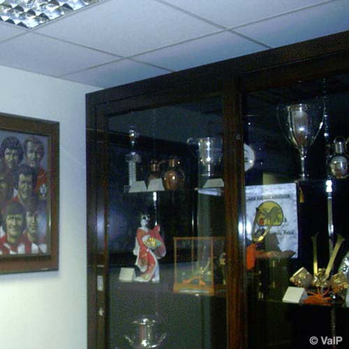 Football Focus answer: TROPHY CABINET