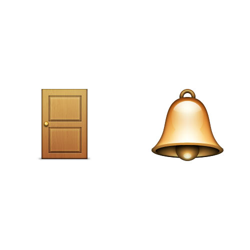 Halloween Emoji answer: DOORBELL