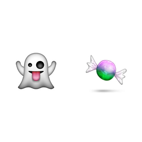 Halloween Emoji answer: TRICK OR TREAT