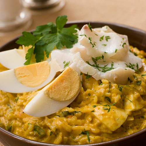 K is for... answer: KEDGEREE