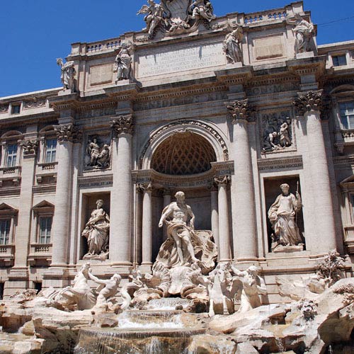 Monuments answer: FONTAINE TREVI