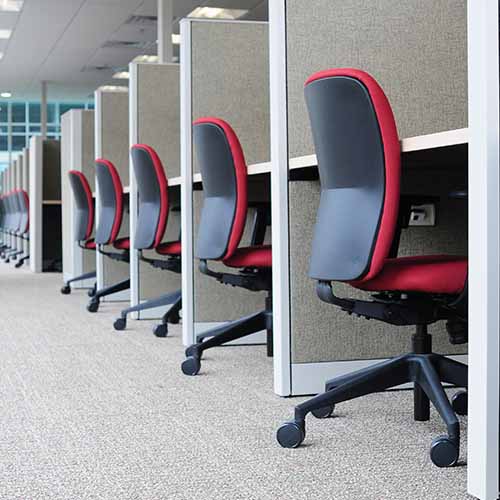 Office answer: CUBICLES