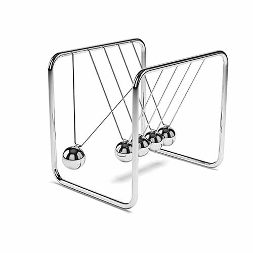 Office answer: NEWTONS CRADLE