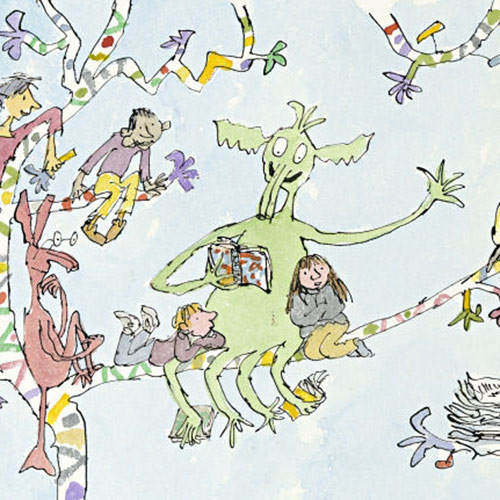 Q is in... answer: QUENTIN BLAKE