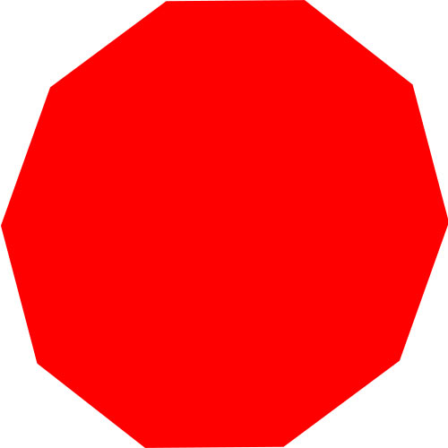 Shapes answer: DECAGON