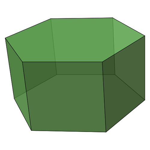 Shapes answer: HEXAGONAL PRISM