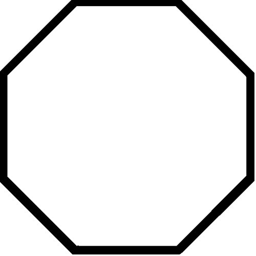 Shapes answer: OCTAGON