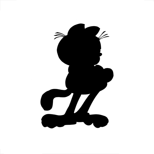 Silhouettes answer: GARFIELD