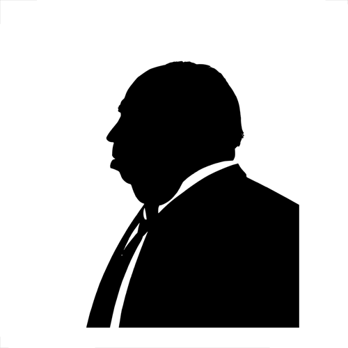 Silhouettes answer: HITCHCOCK