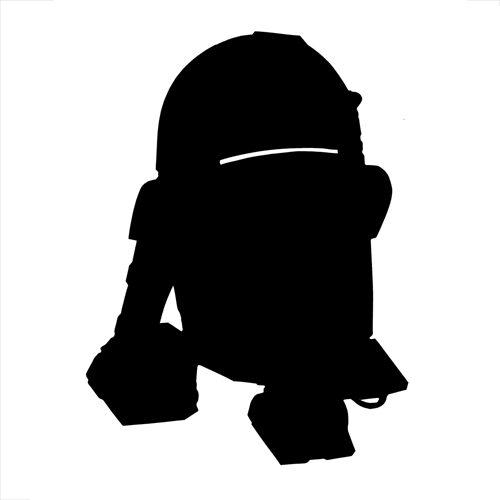 Silhouettes answer: R2-D2